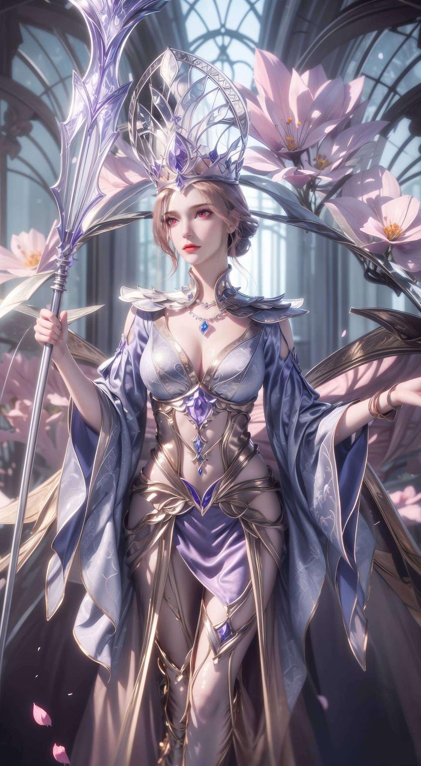 这款紫色壁纸护眼平板漫画壁纸轻松享受漫画时光