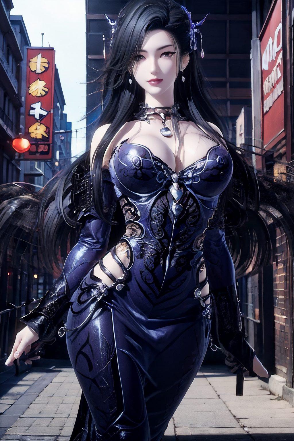 动态潮女妖PC宽屏壁纸