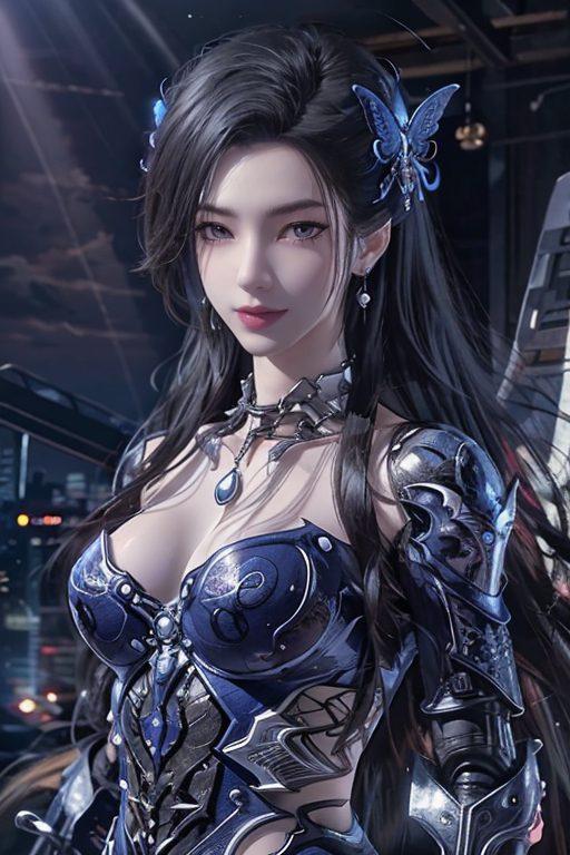 高清细腻潮女风华壁纸