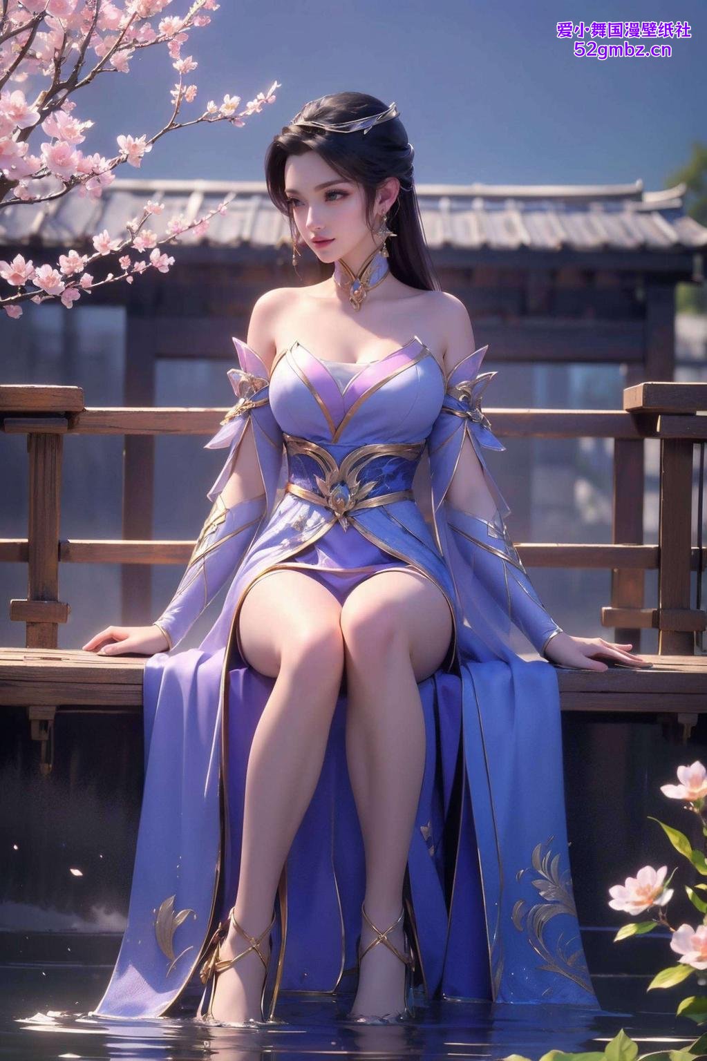 楚灵玉高清壁纸简洁大气