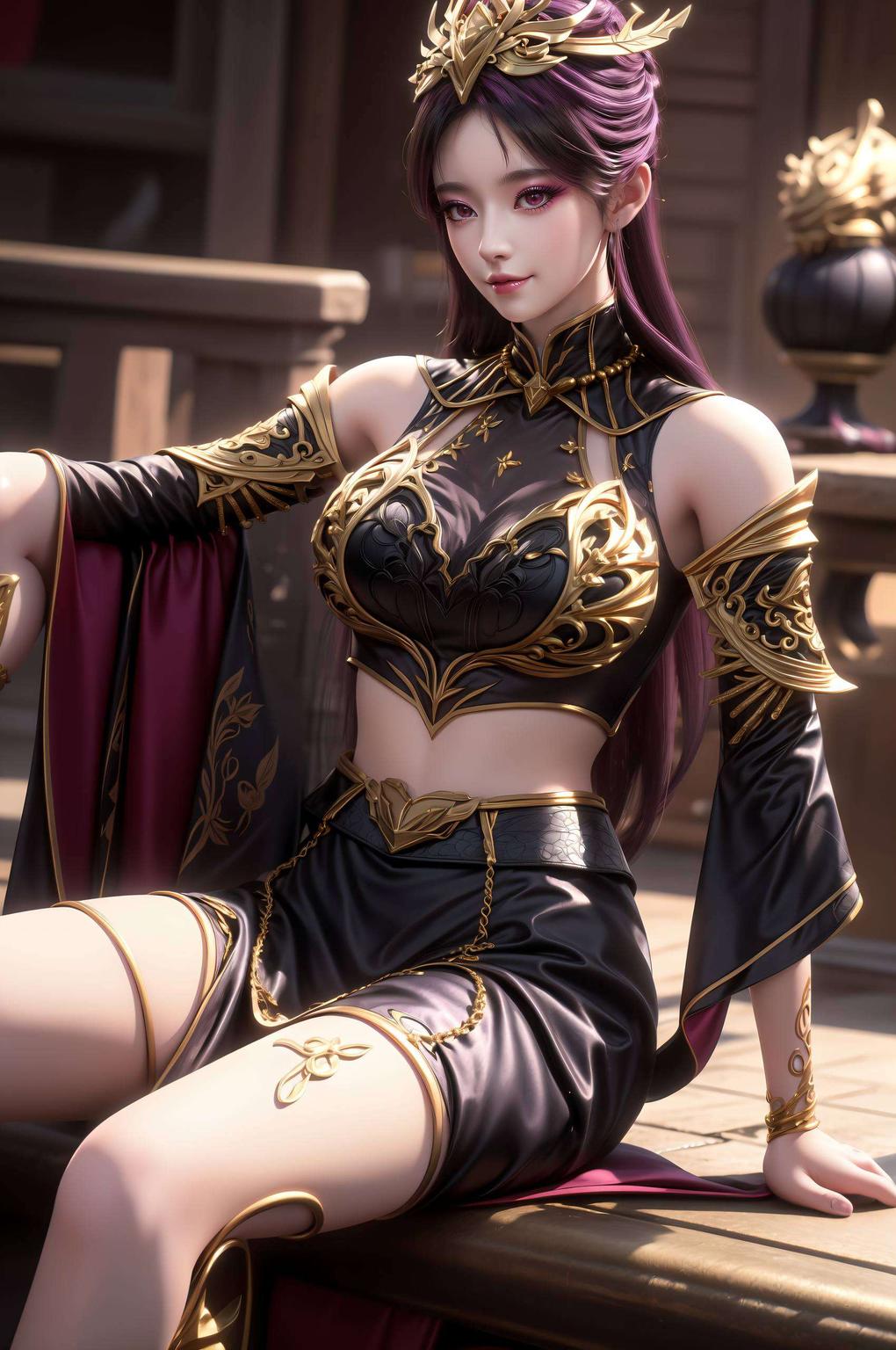 毒血夫人风采尽显为你的电脑注入神秘魅力！