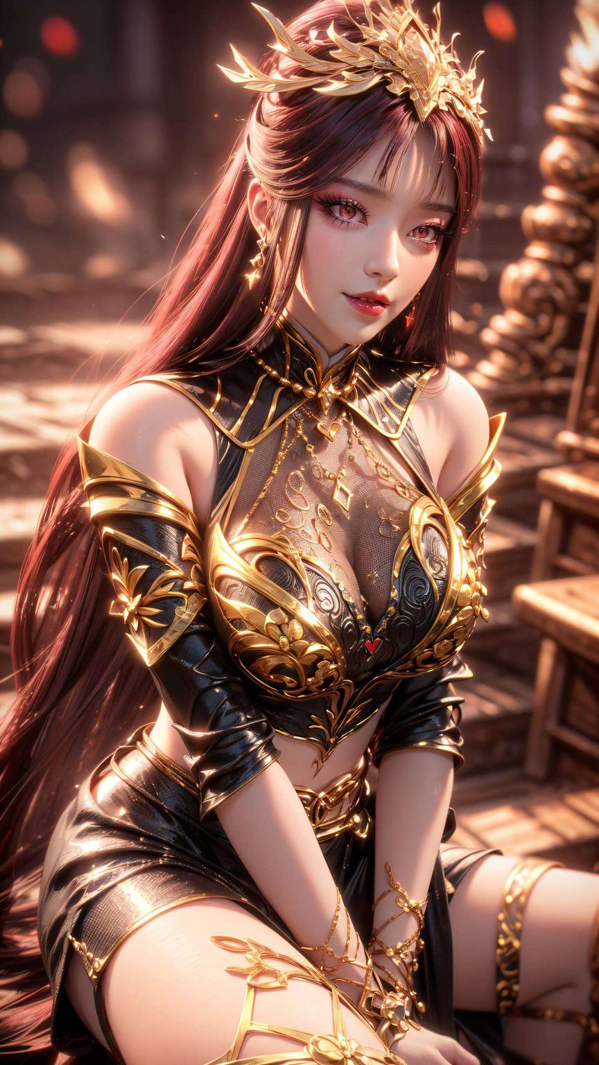 毒血夫人眼神犀利细腻纹理