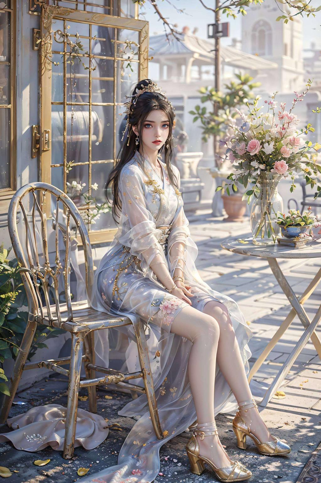 AI实力诠释美国漫女神方清雪