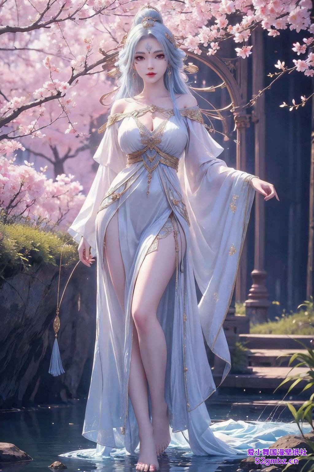 “大家好今天给大家带来一款超养眼的二次元壁纸