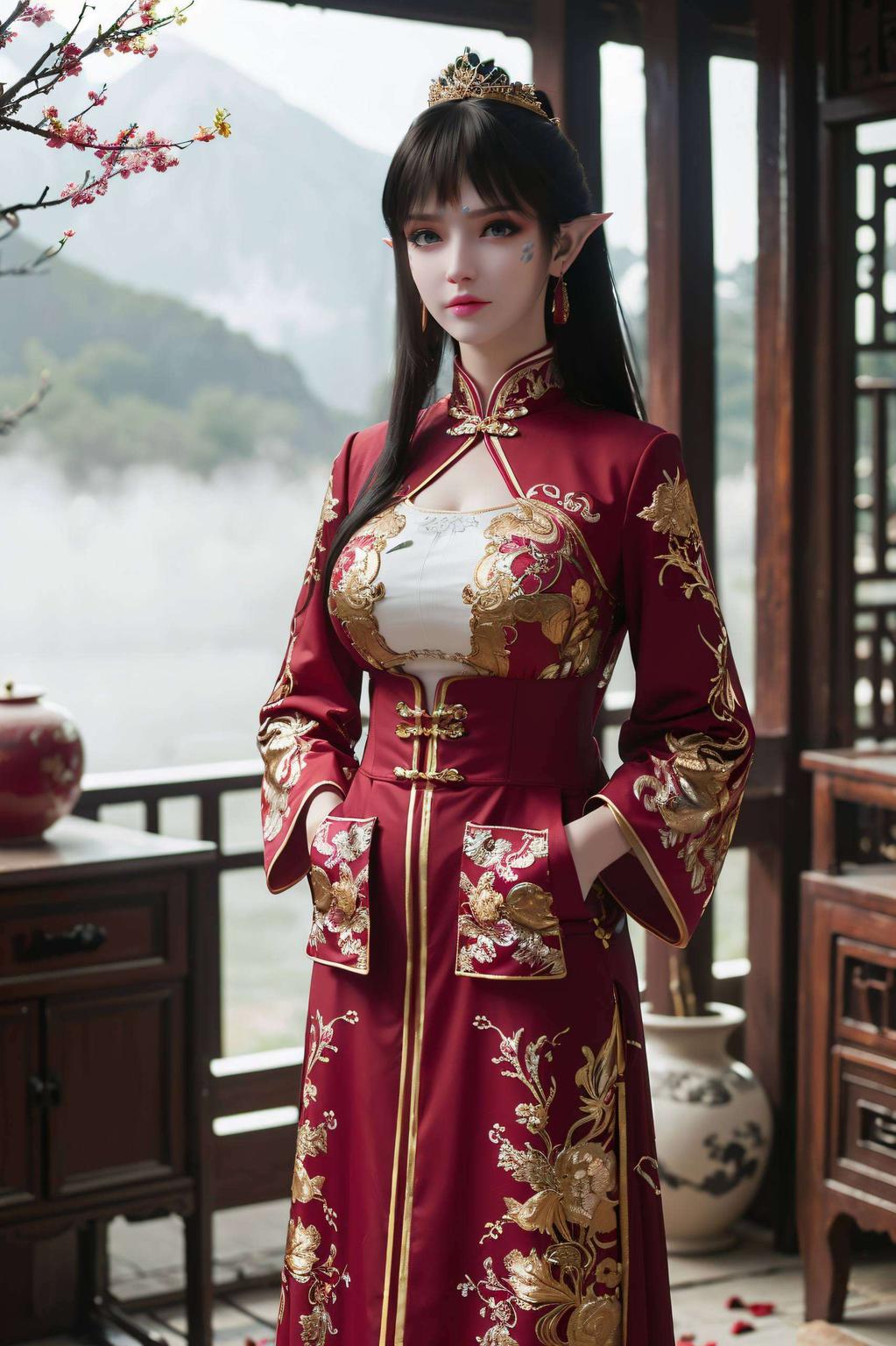 这款4k高清的凤清儿神图壁纸带你领略国漫女神的独特魅力