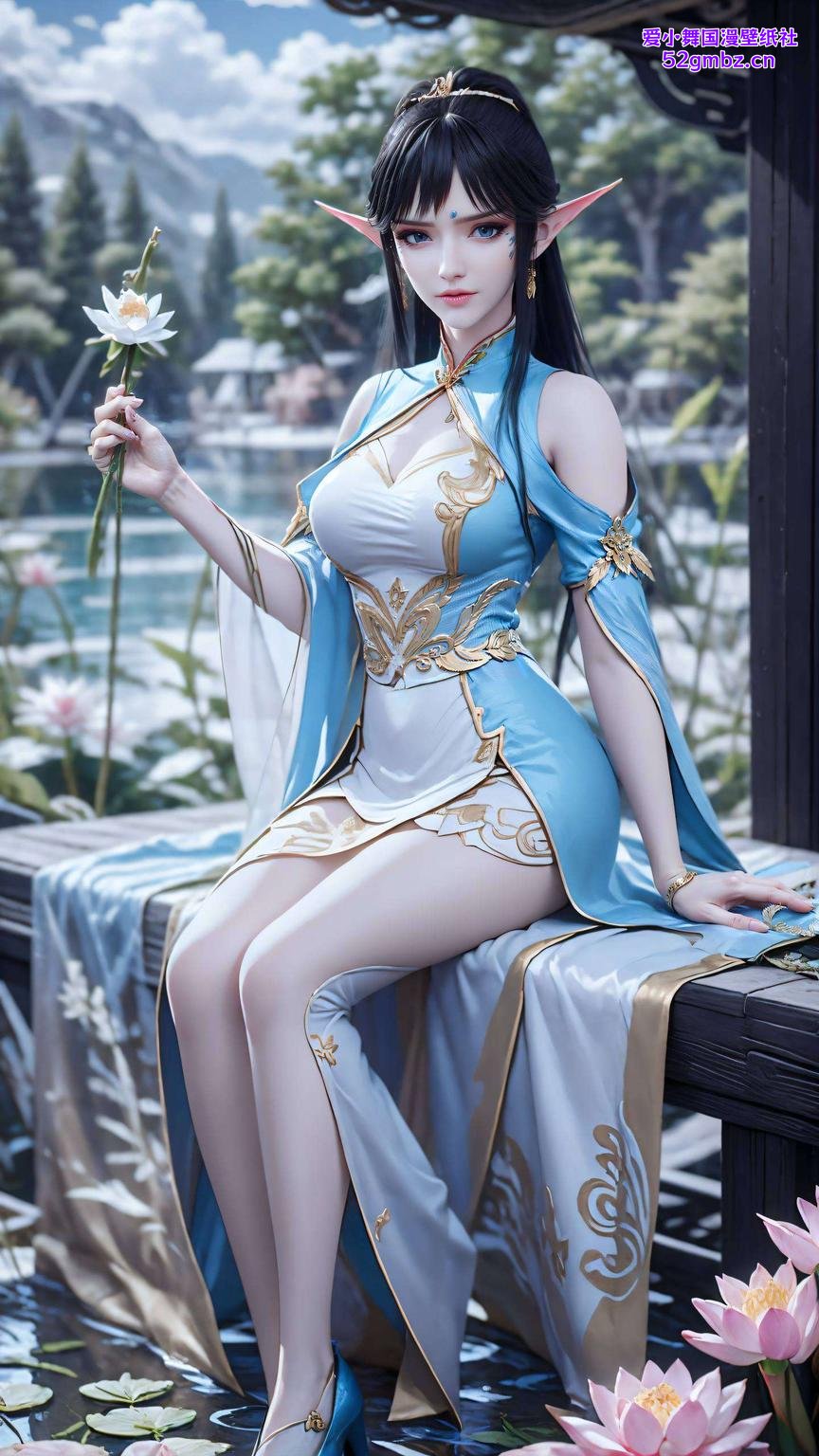 这款超清4K的凤清儿壁纸让你的iPhone瞬间变身精致的艺术品！