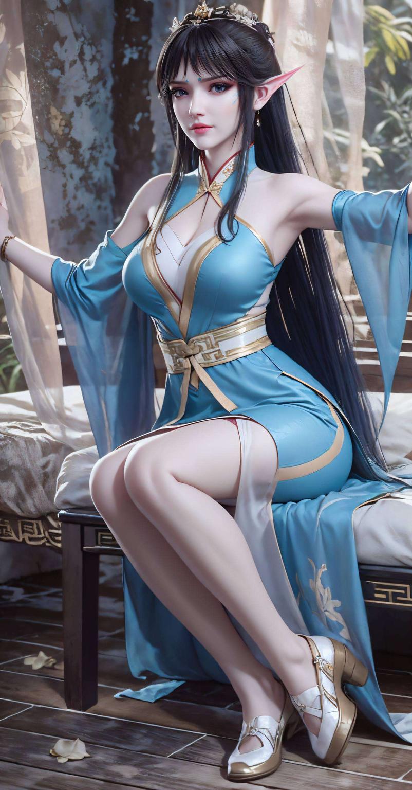 高清细腻的线条身姿优雅