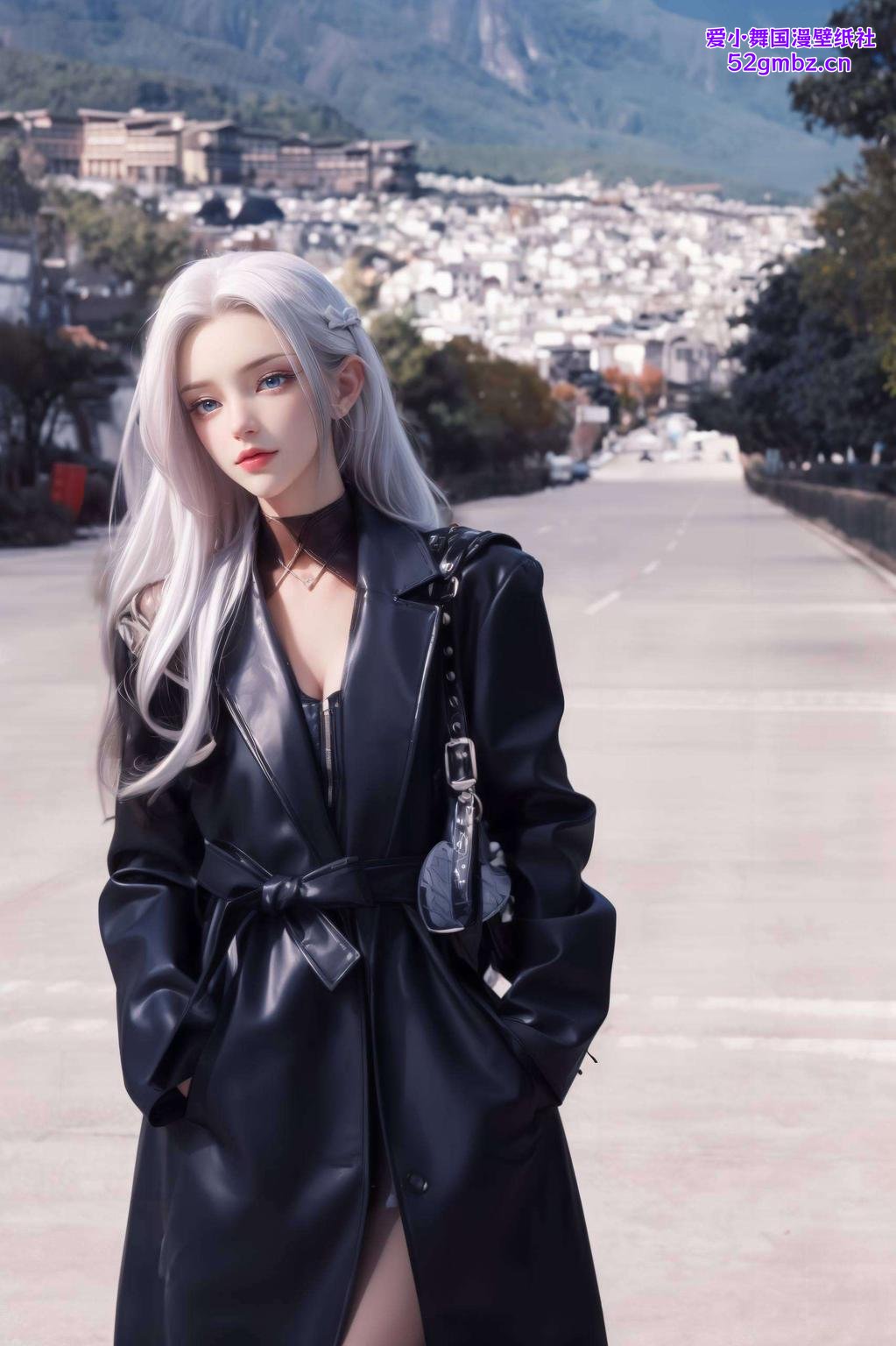 美得让人心动！高清画质这款AI绘画的韩月高清壁纸