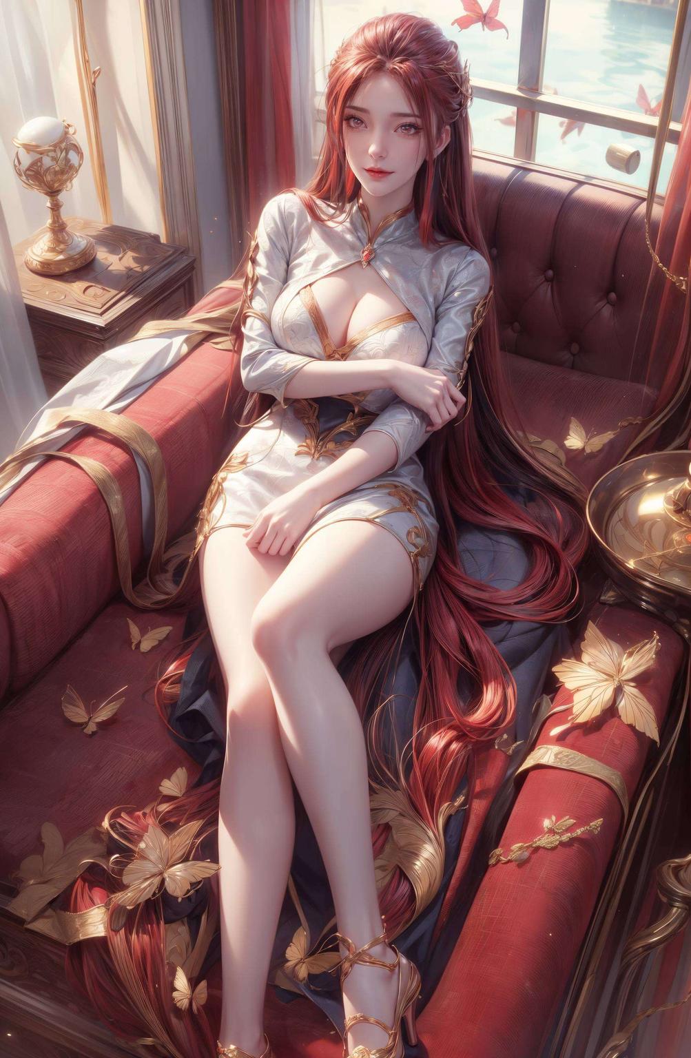 想要找到这个AI素材的入口？就在红凰壁纸的隐藏角落哦！快来看看这绚丽的色彩如何点亮你的电脑屏幕吧！