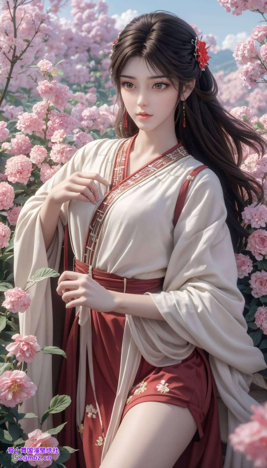 灵动的大眼睛背景中的梦幻风景