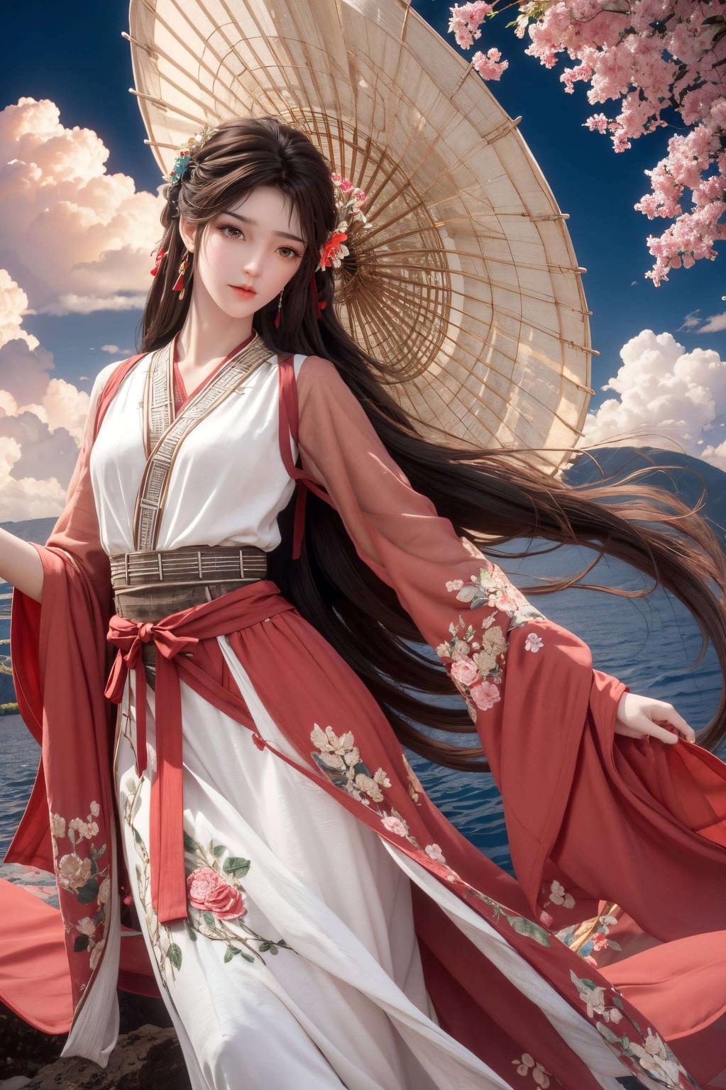 绝美壁纸石昊火灵儿携手演绎古风之美