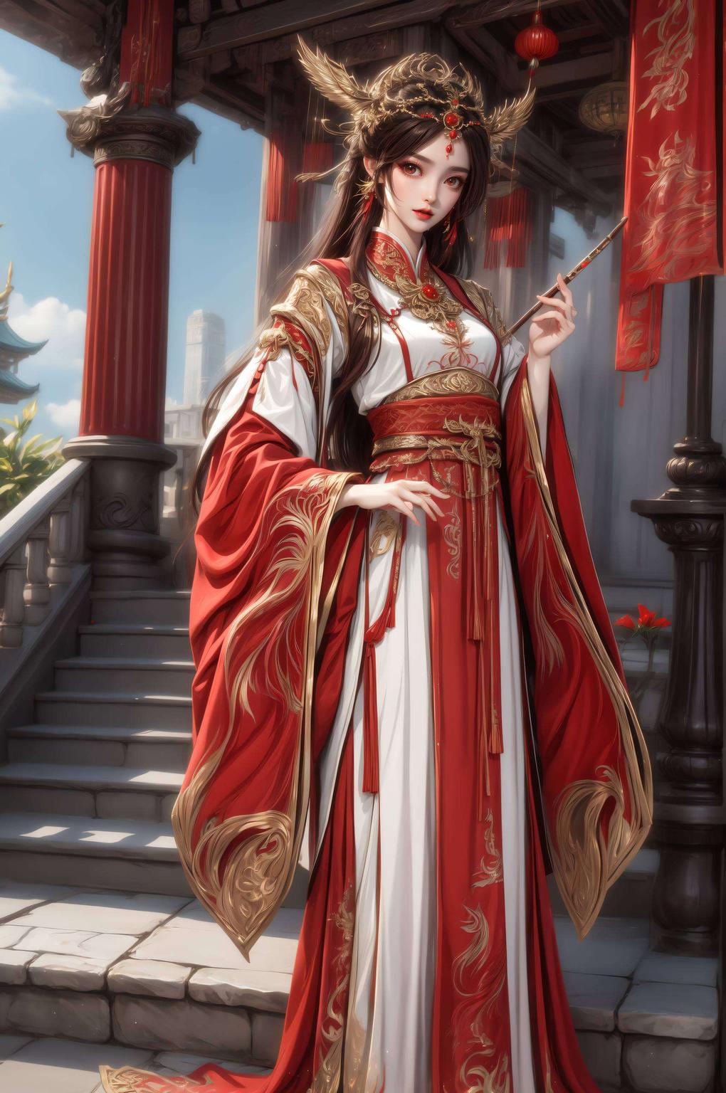 石昊与火灵儿携手闯江湖护眼美图