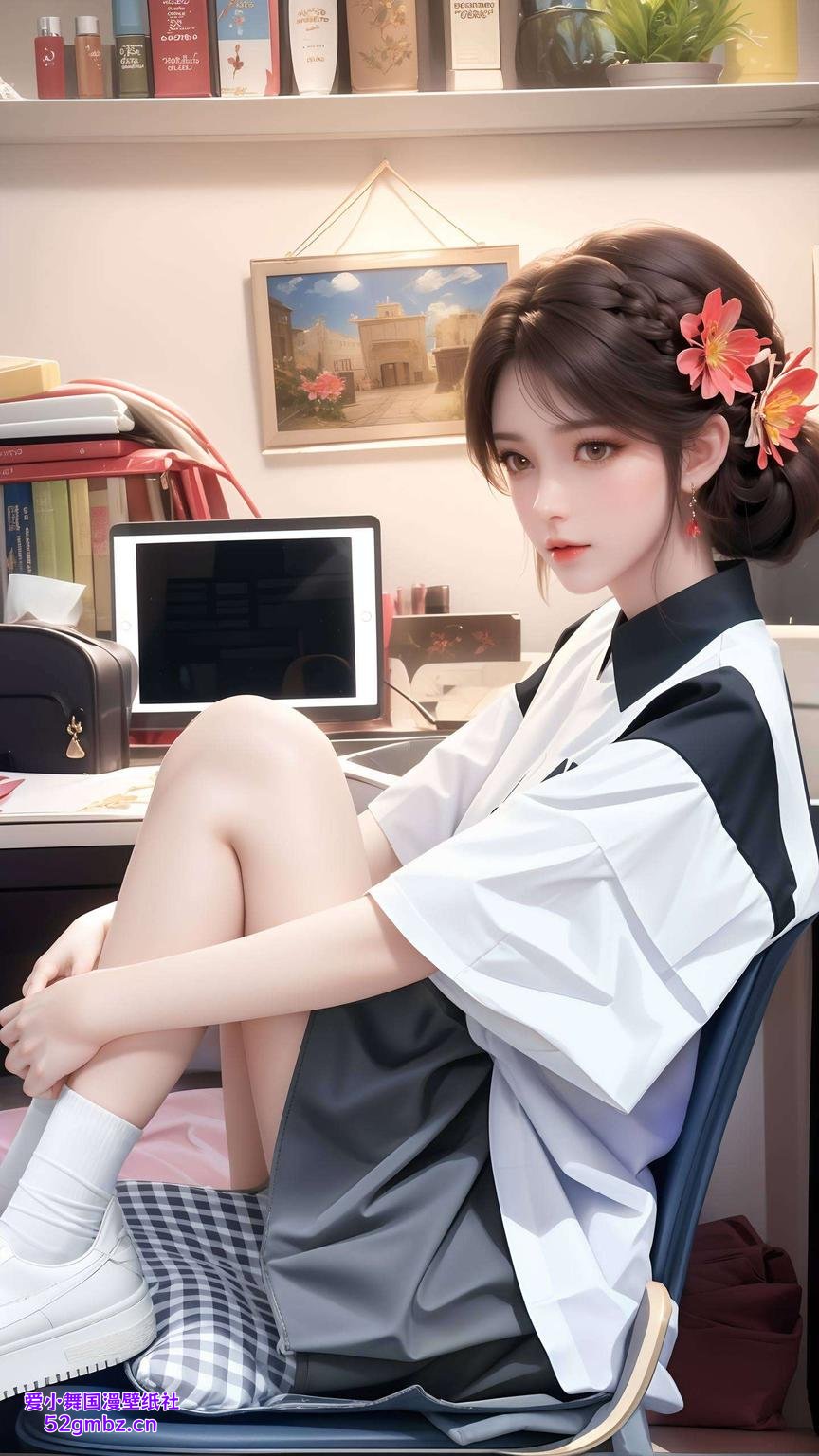 尽在这三幅壁纸！火灵儿悠然望天；第三张