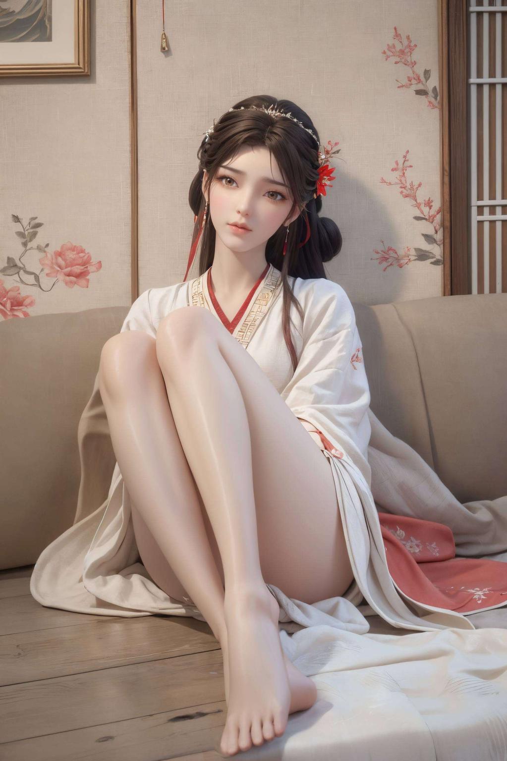 火灵儿裸妆高清壁纸护眼又养眼