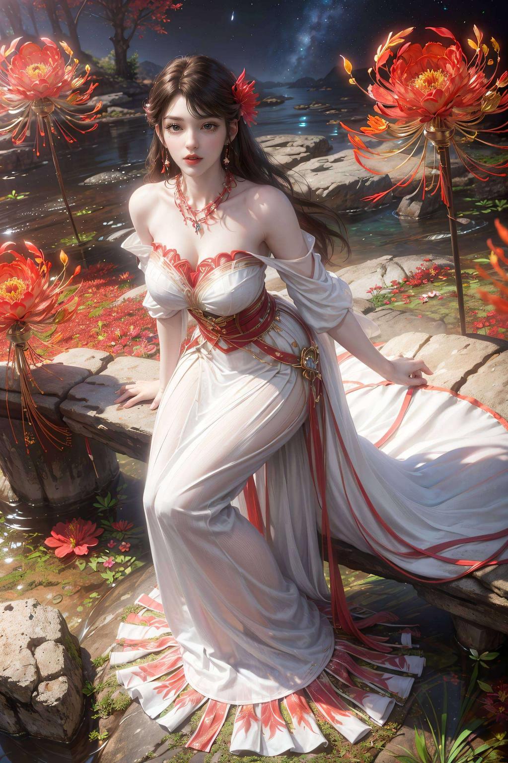 电脑上粉嫩嫩的简直是为火灵儿粉丝量身定制！全身高清壁纸