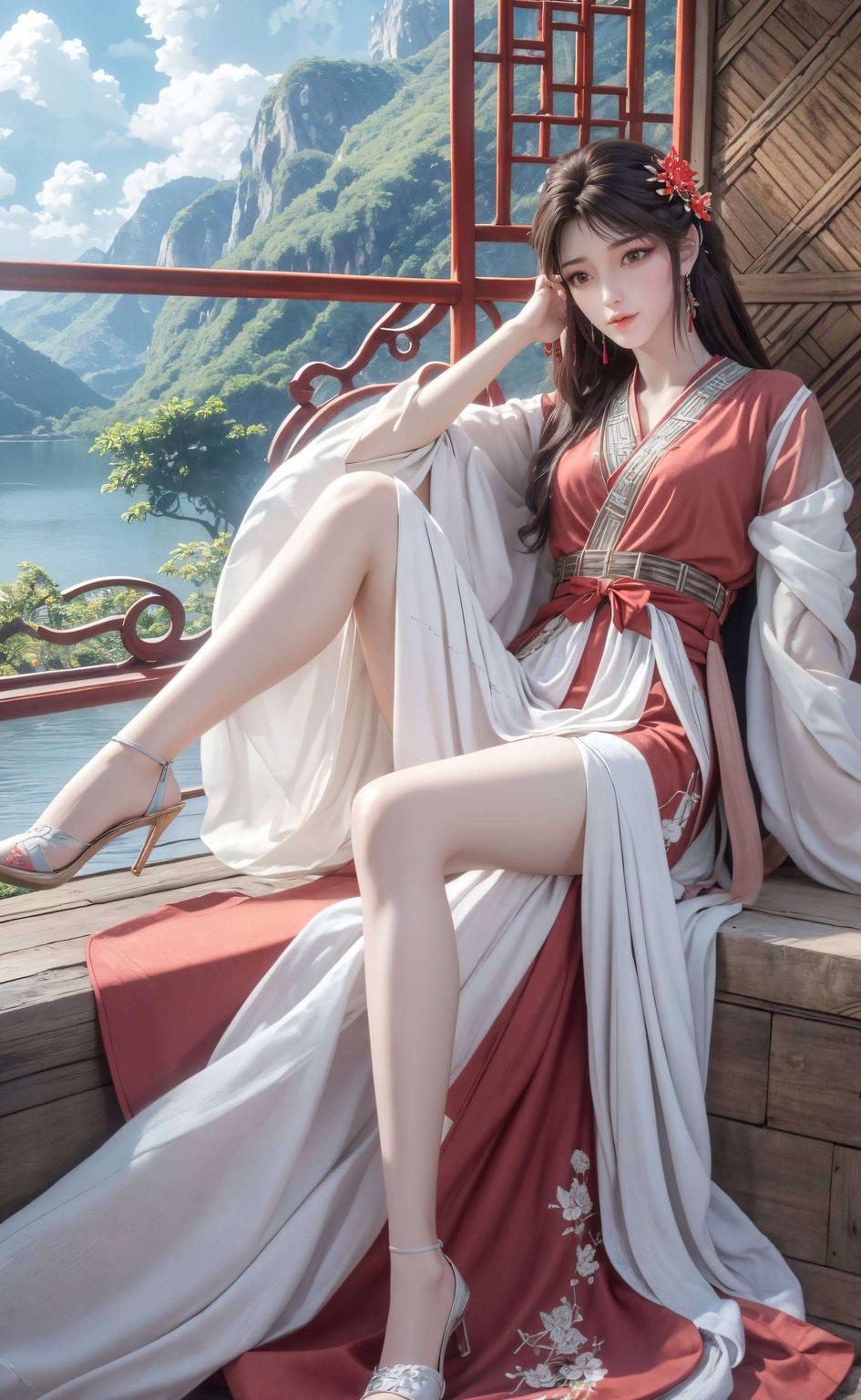 火灵儿唯美绽放iPhone宽屏壁纸