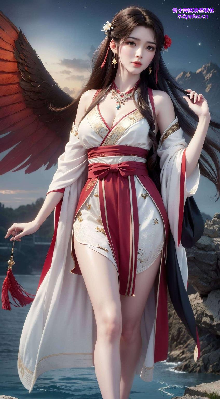 让这份独特的艺术壁纸仿佛能看到她眼中隐藏的忧伤