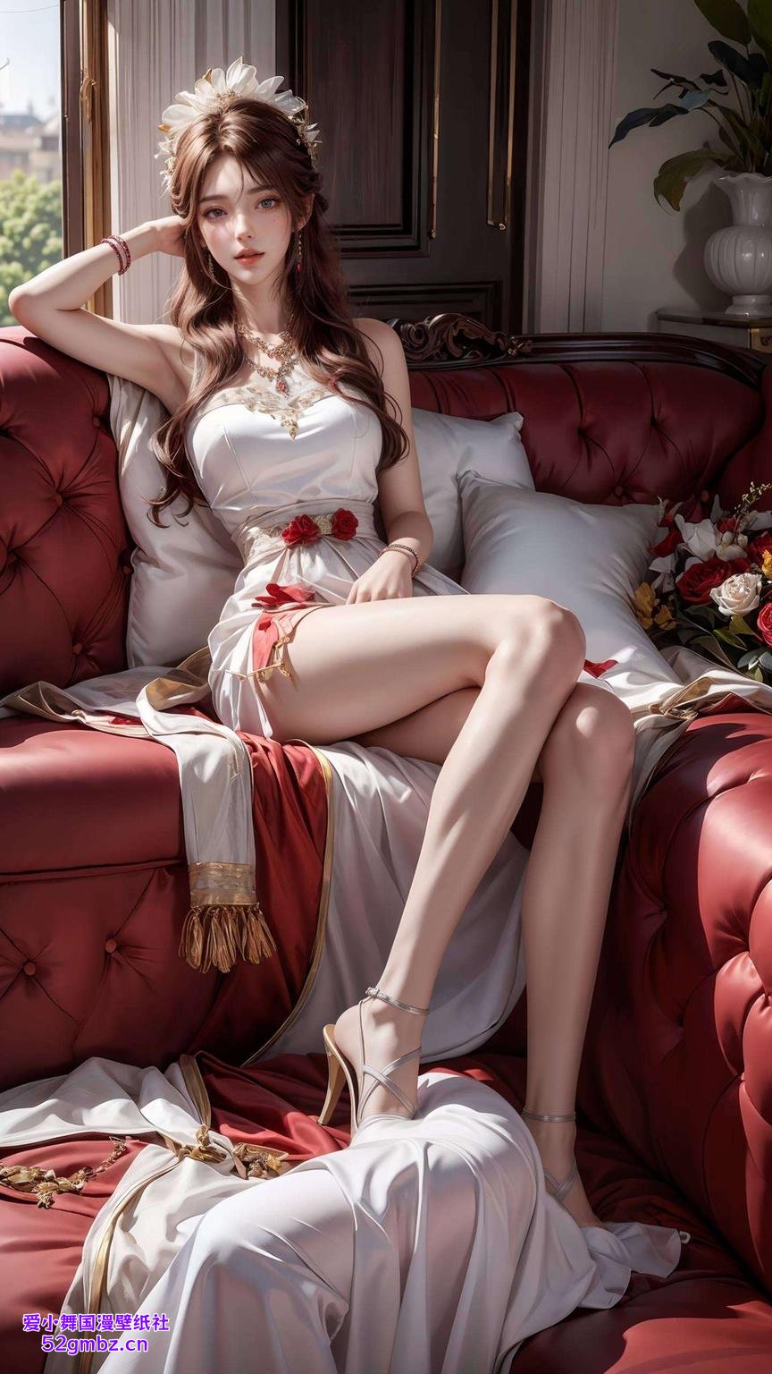 像素完美！火灵儿全身壁纸绿色清新