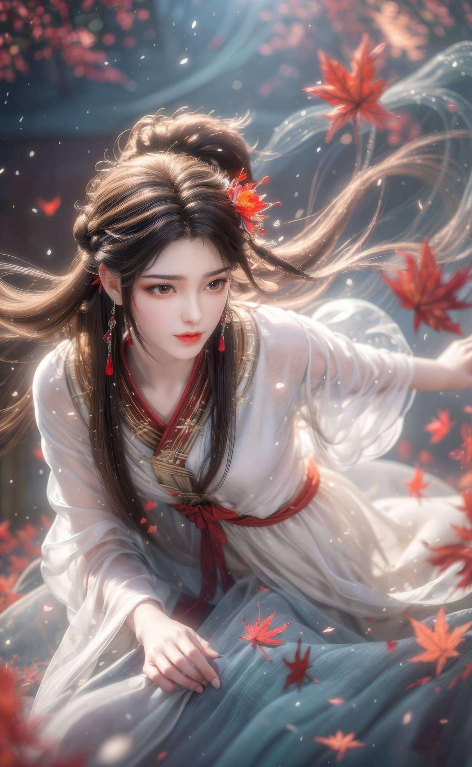 灵动火焰舞动点亮手机屏幕