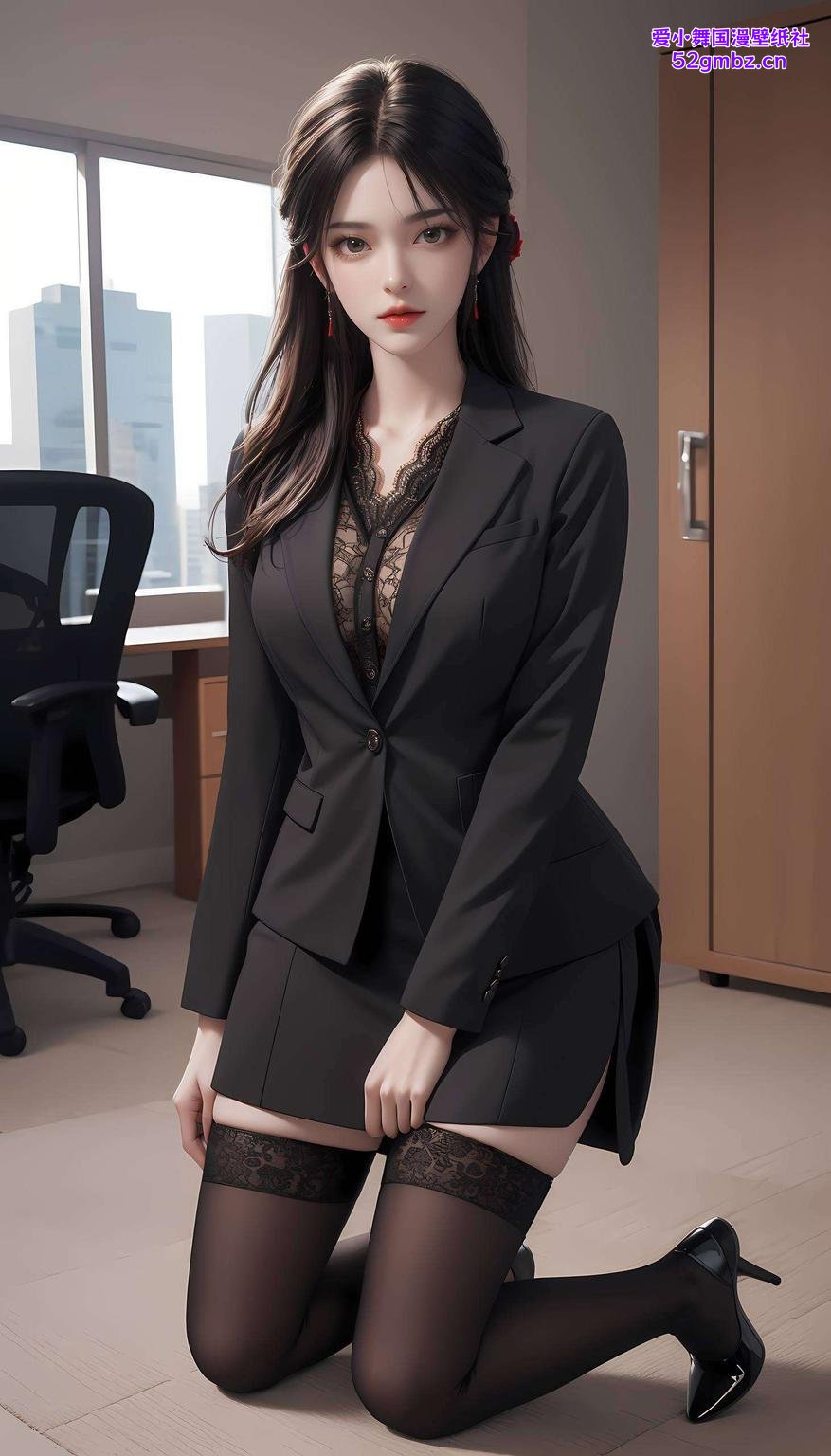 点亮你的iPad！灵动的火焰火灵儿AI高清壁纸秀