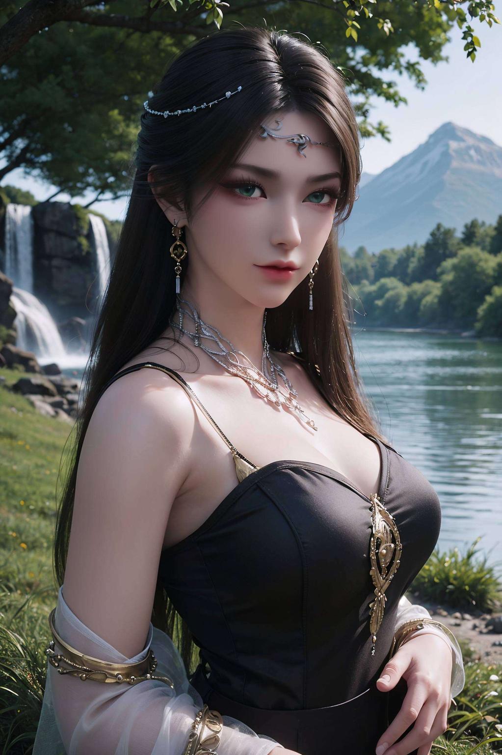 美得让人心动！高清动漫元素金瓶儿壁纸