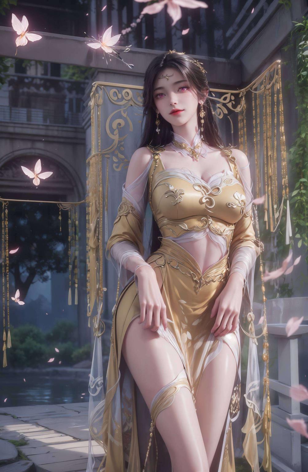 快来感受这别具一格的视觉盛宴吧！这款真人版金瓶儿高清壁纸