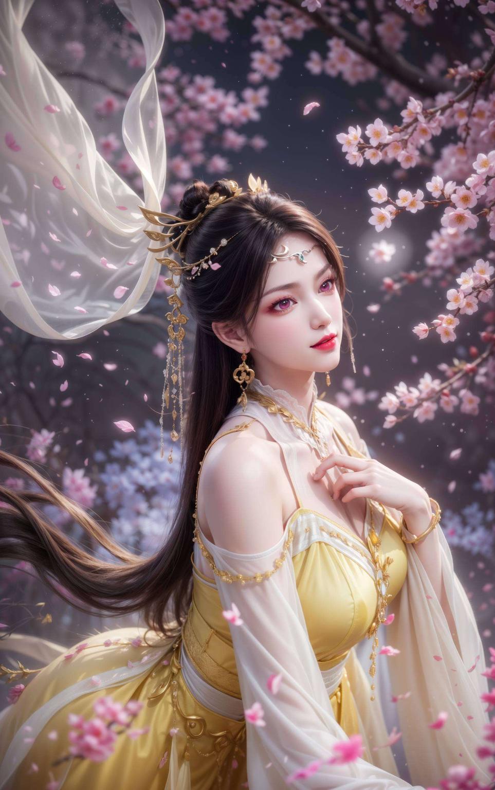 金瓶儿黑裙壁纸ins风满满