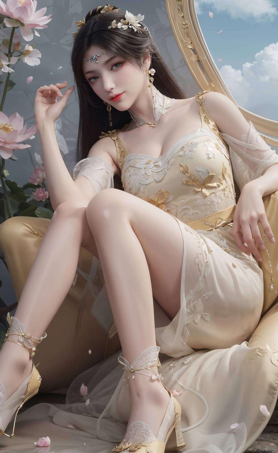 这款壁纸犹如游戏世界的瑰宝金瓶儿动态电脑壁纸