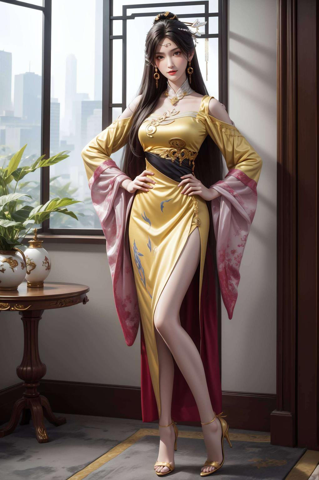 静谧中绽放独特魅力金瓶儿息屏壁纸