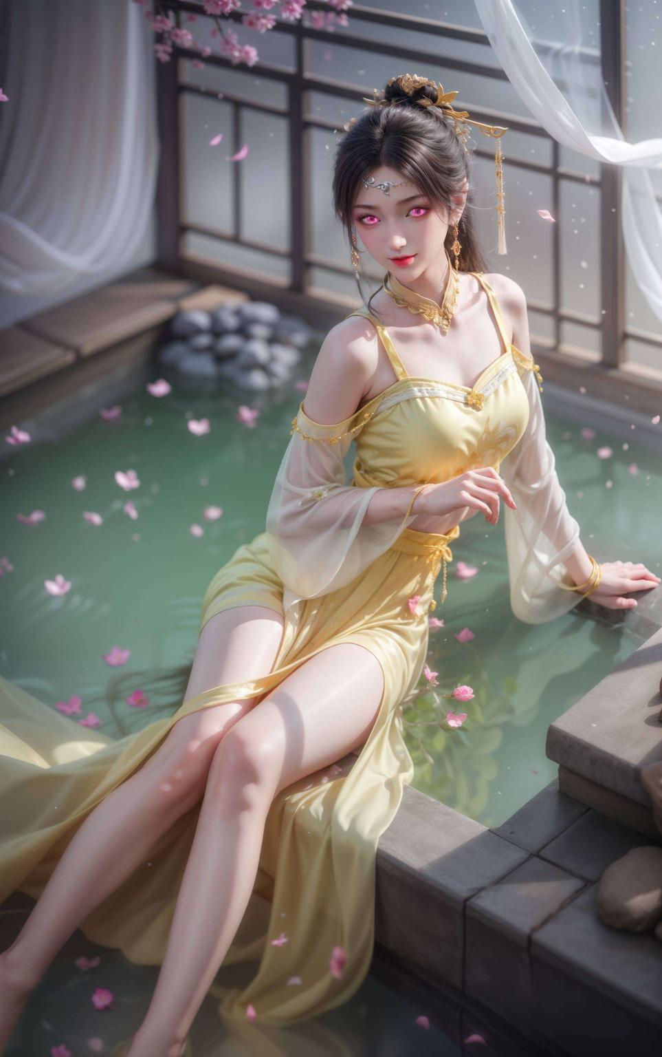 尽享古典美人风采尽在Win10壁纸潮图！只需一键