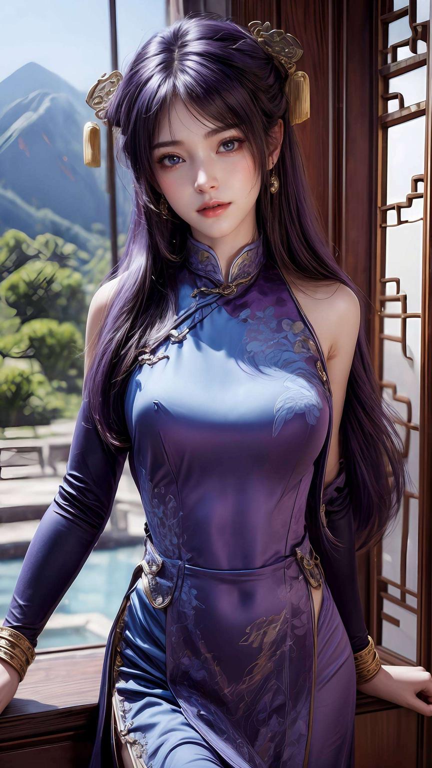 各位动漫迷们！今天给大家带来一组静态免费壁纸合集特别推荐这款姬紫月国漫女神高清抖音壁纸