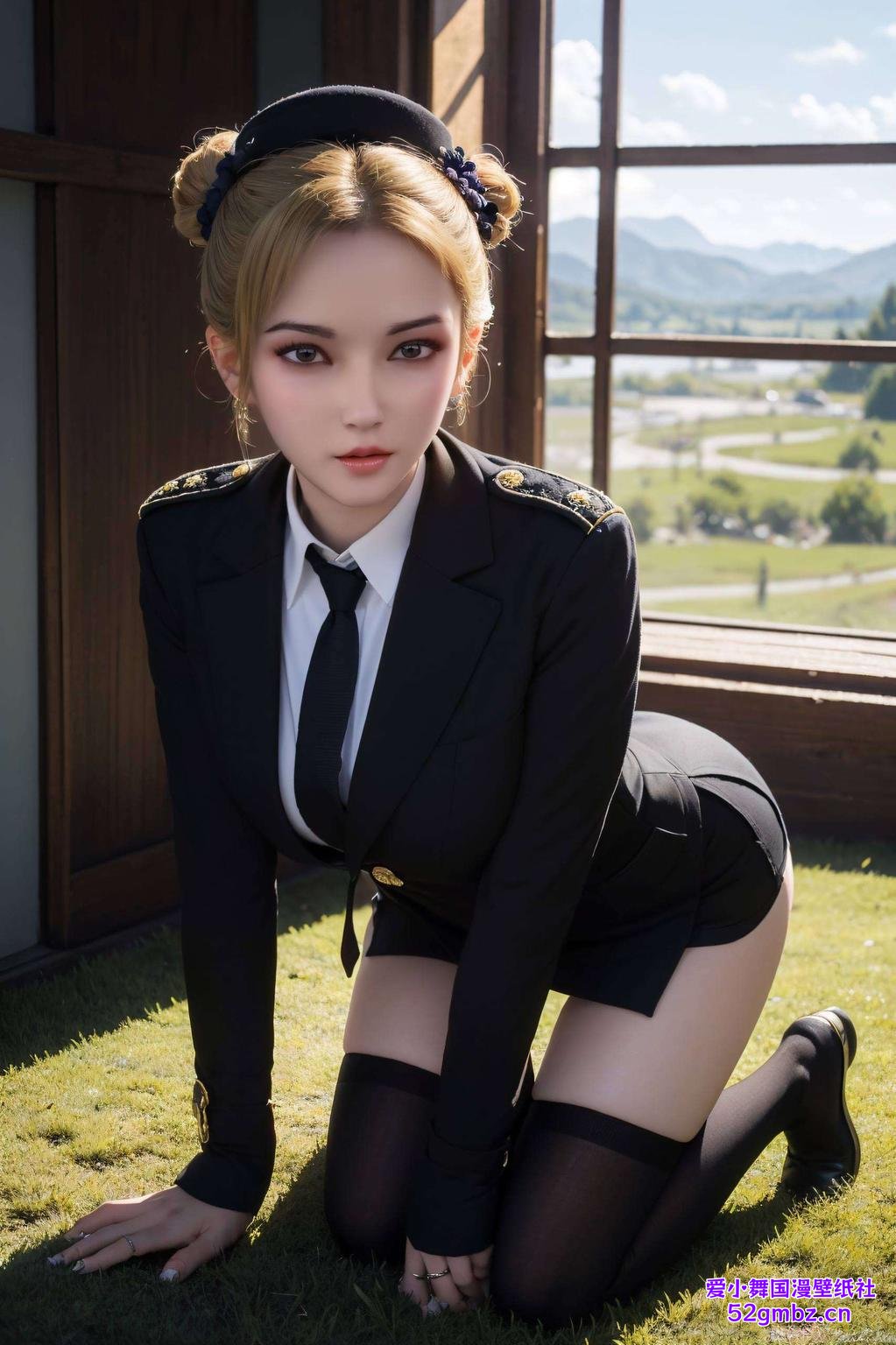 这款紫色精细的雄兵连怜风壁纸仿佛让英雄跃然屏上