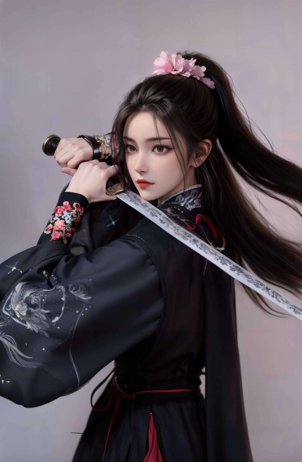 粉色梦幻！李寒衣手绘壁纸完美高清