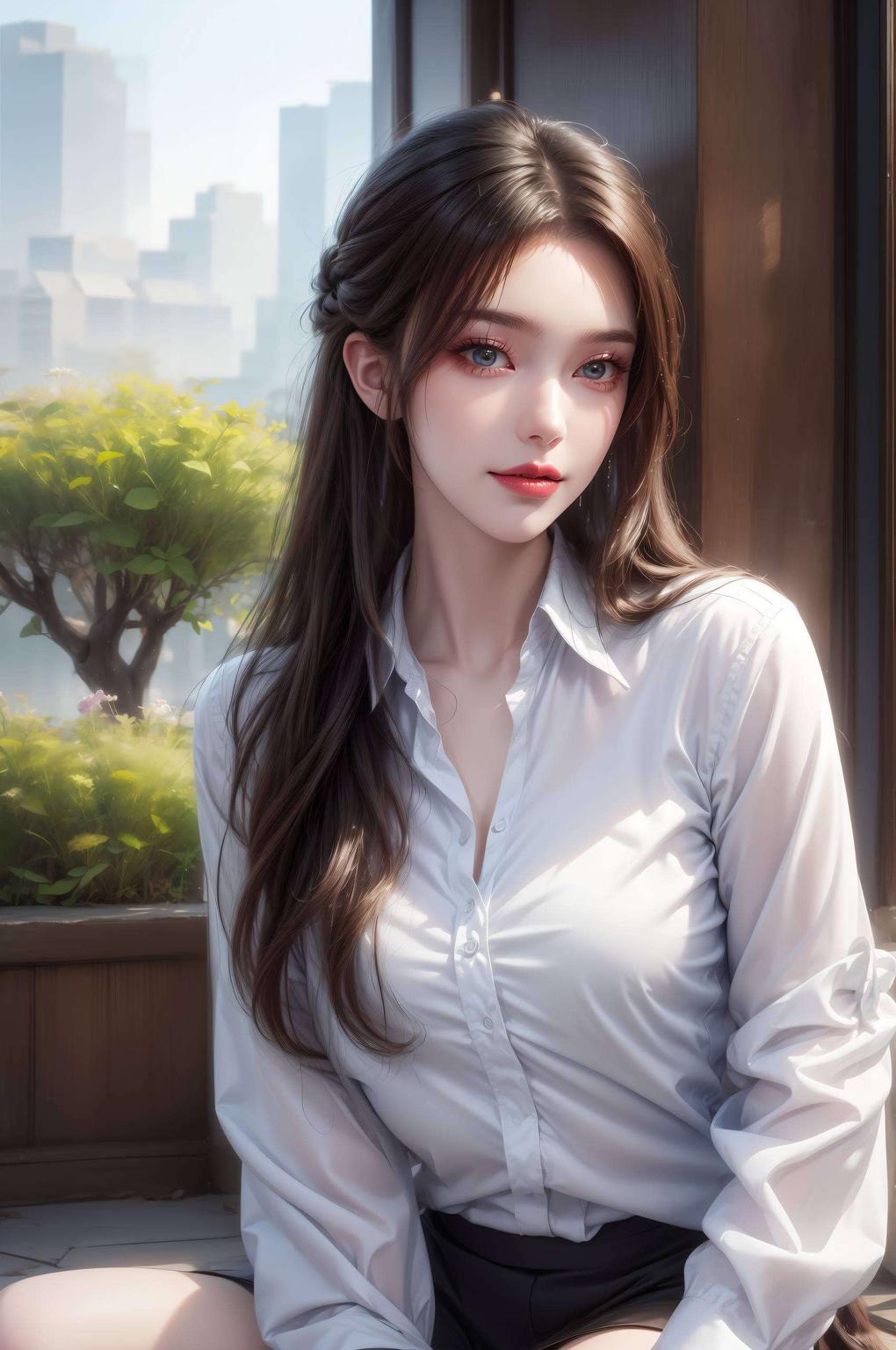 护眼又养眼李慕婉的朋友圈封面壁纸