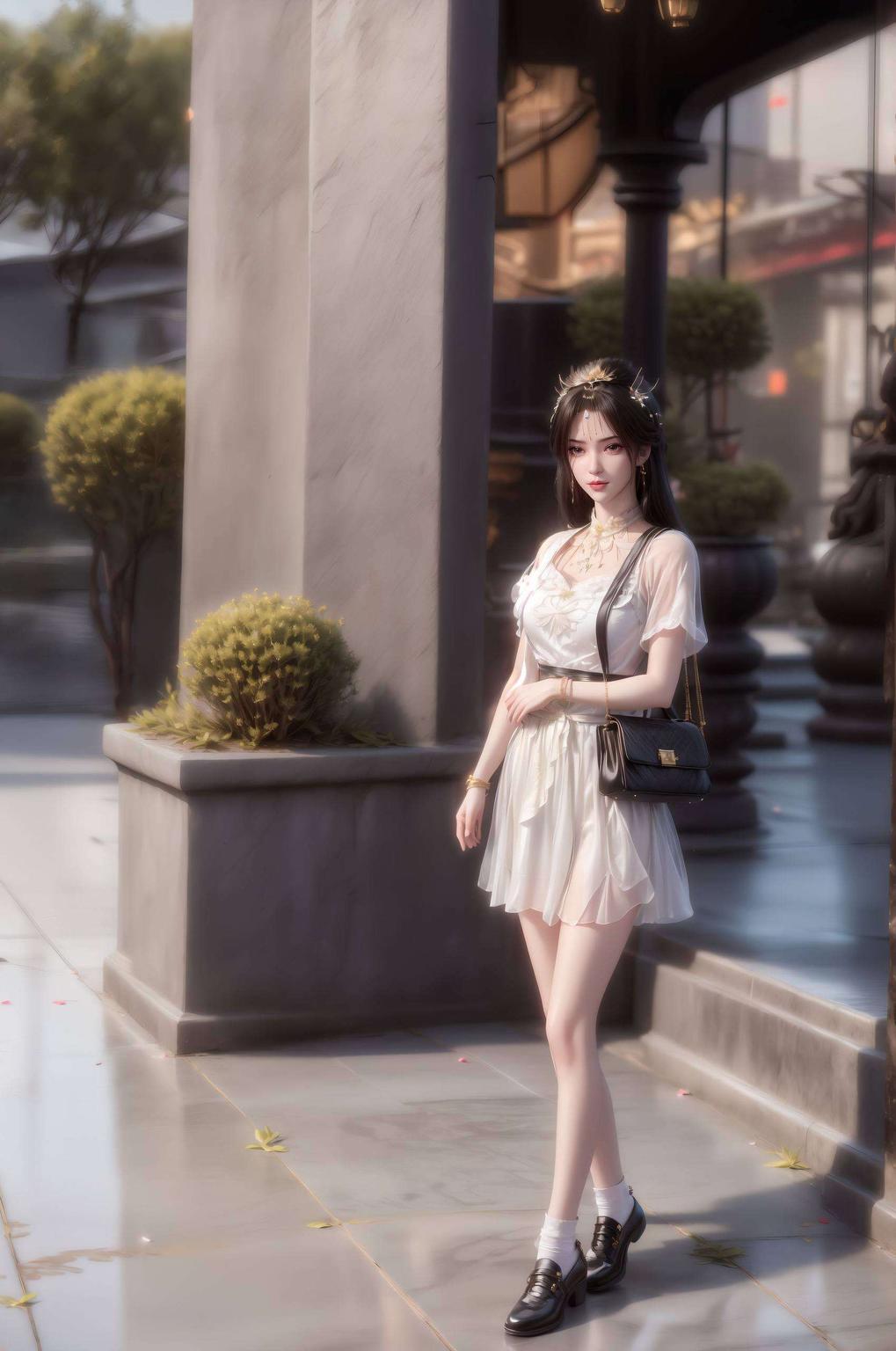 主角是我们美美的李慕婉为你的桌面增添一抹喜庆色彩！