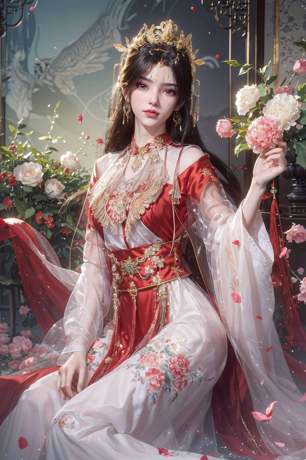 这款壁纸以李慕婉的高清电脑图片为特色