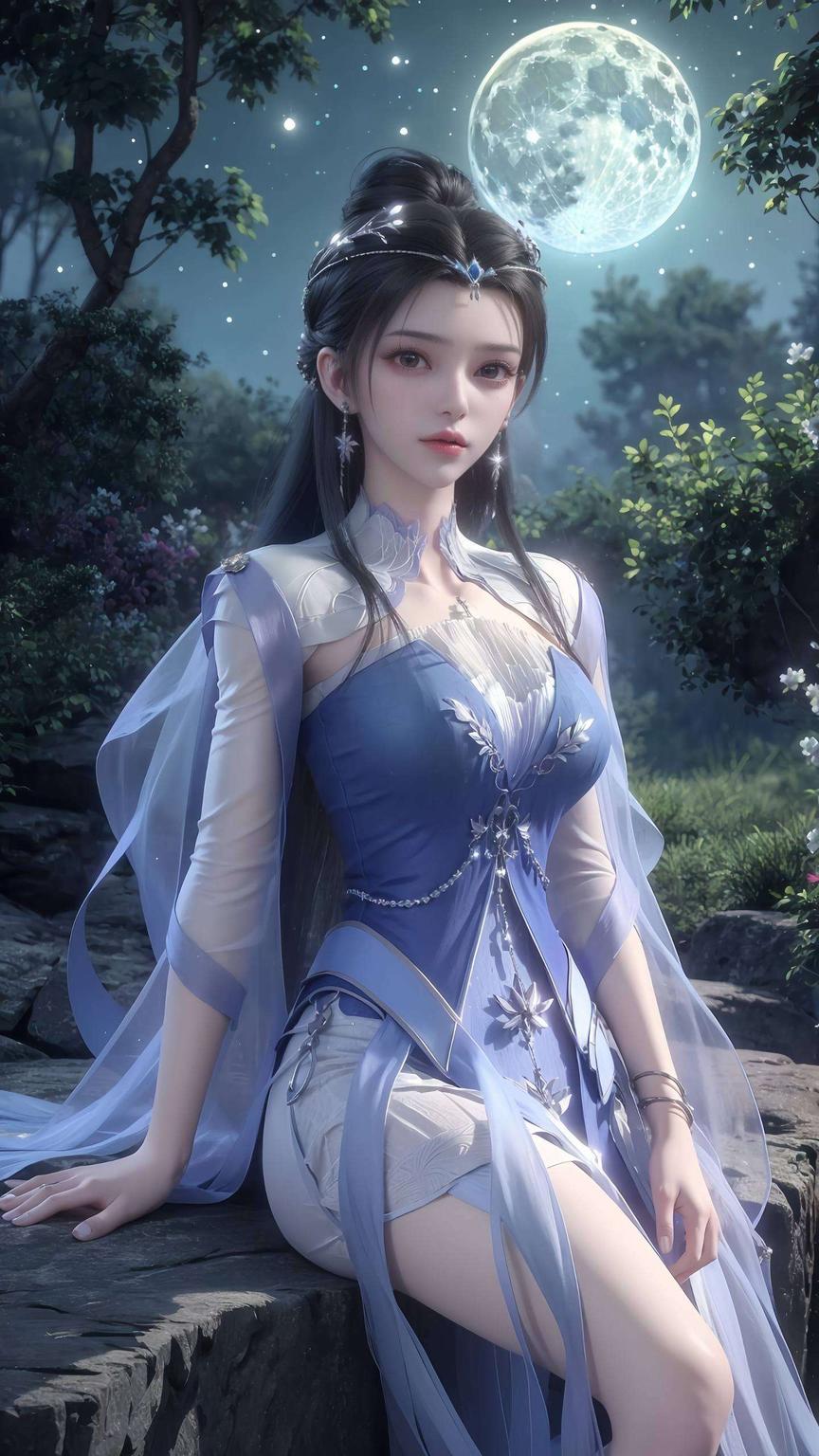 高清竖屏壁纸尽显其韵味李慕婉身着华美旗袍