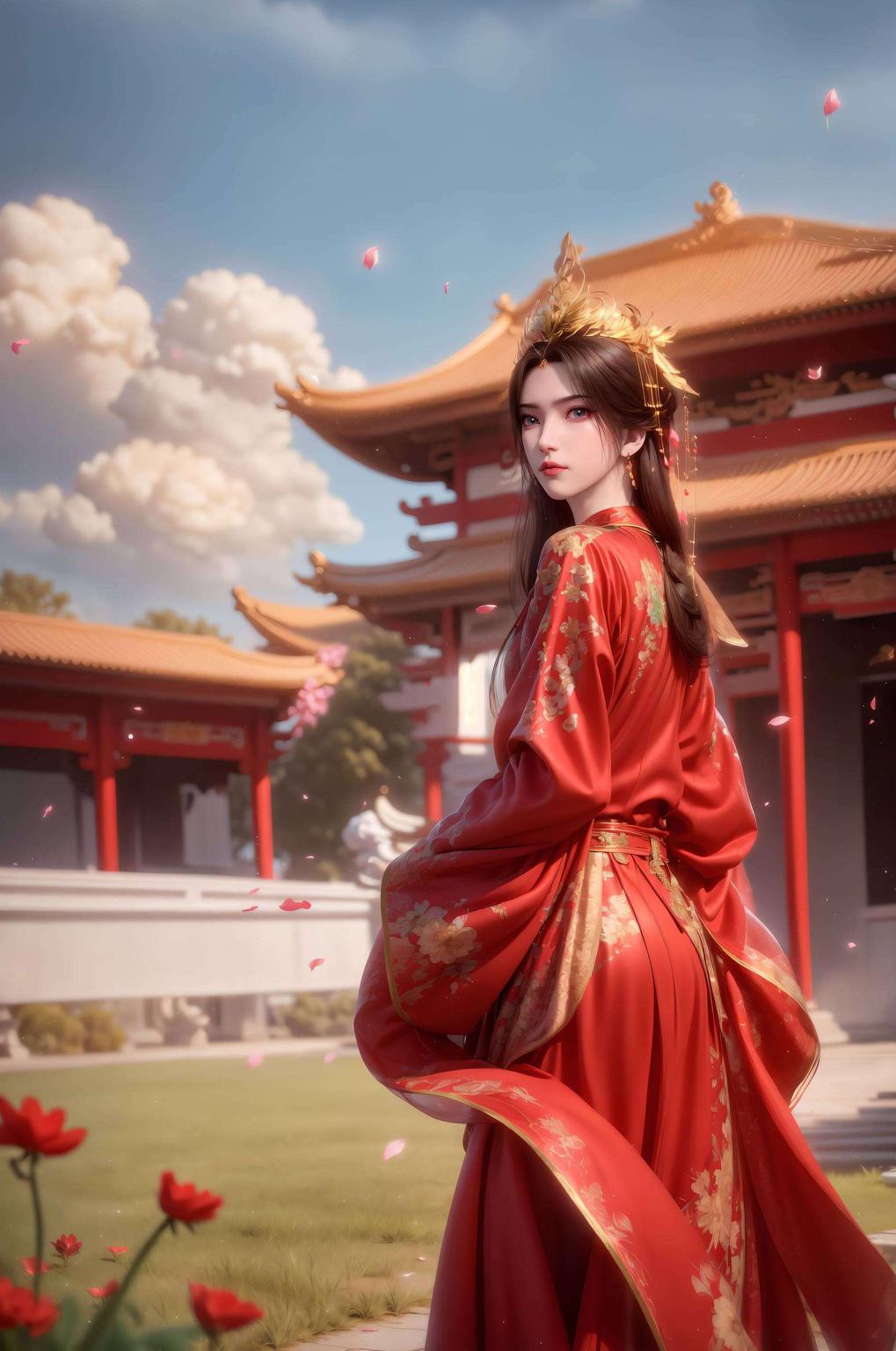 让你沉浸于古典之美首先是李慕婉白色高清壁纸