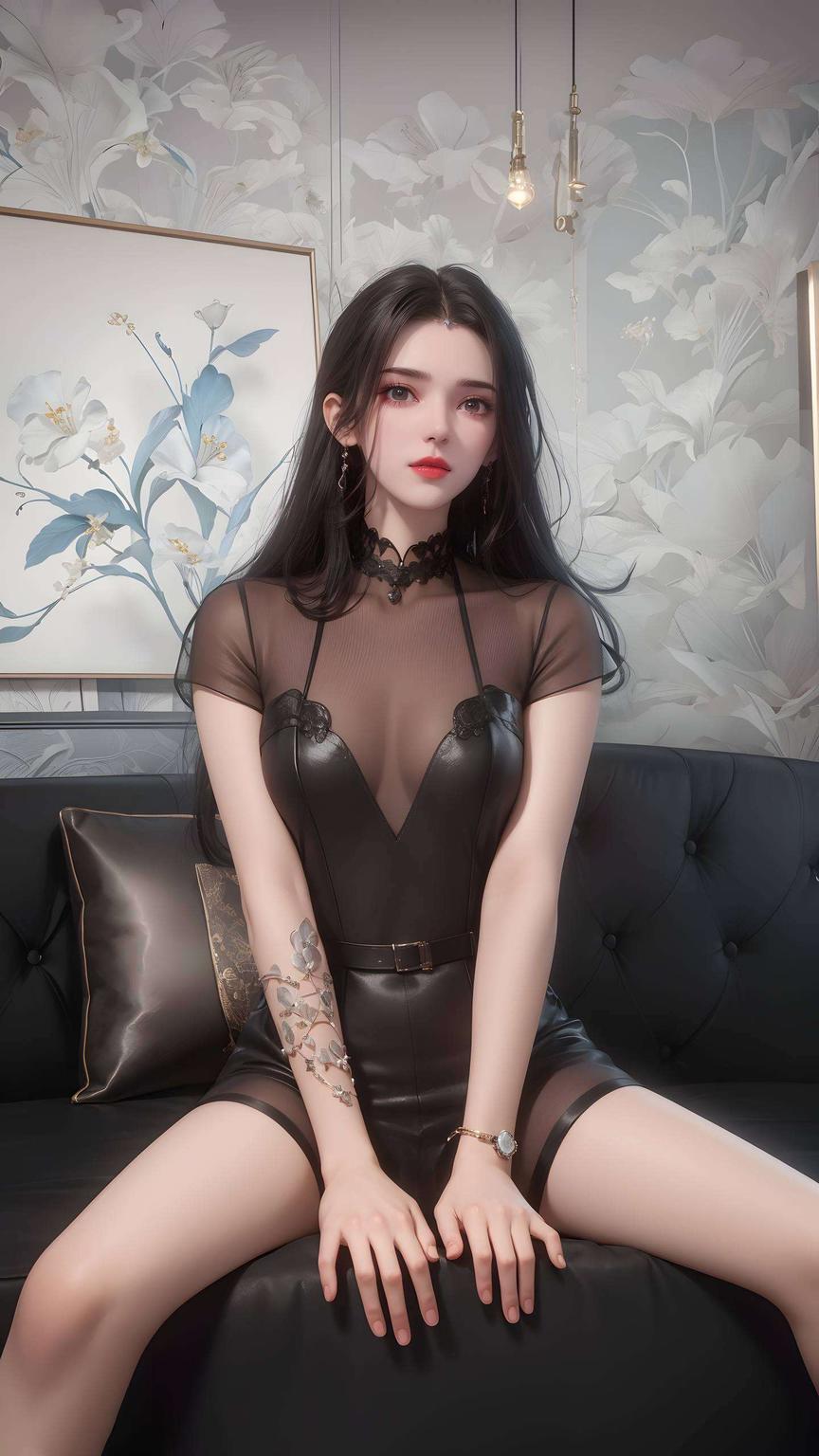 典雅丝袜搭配古典美人美得令人心醉神迷