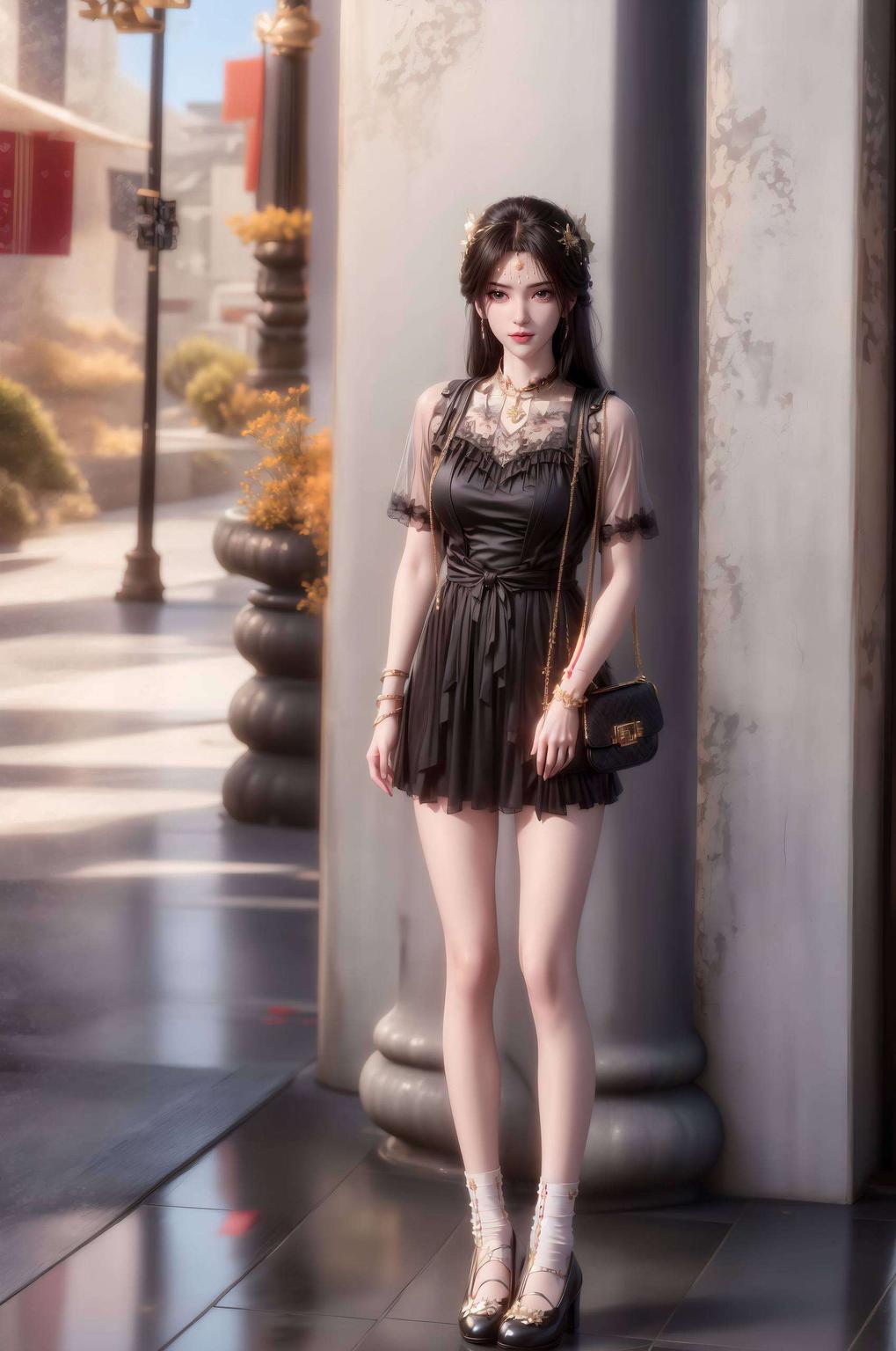 细腻笔触勾勒美古香古色韵味浓