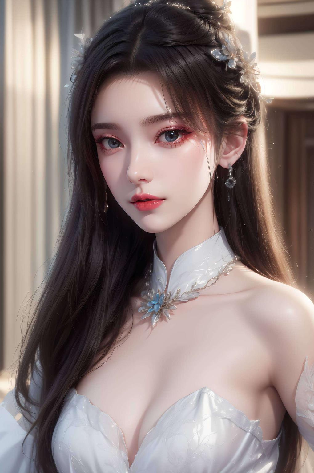 极简的背景主角是我们魅力十足的御姐李慕婉