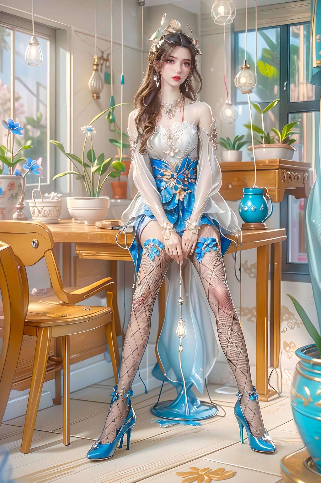 王琳白衣如雪宛如画中人