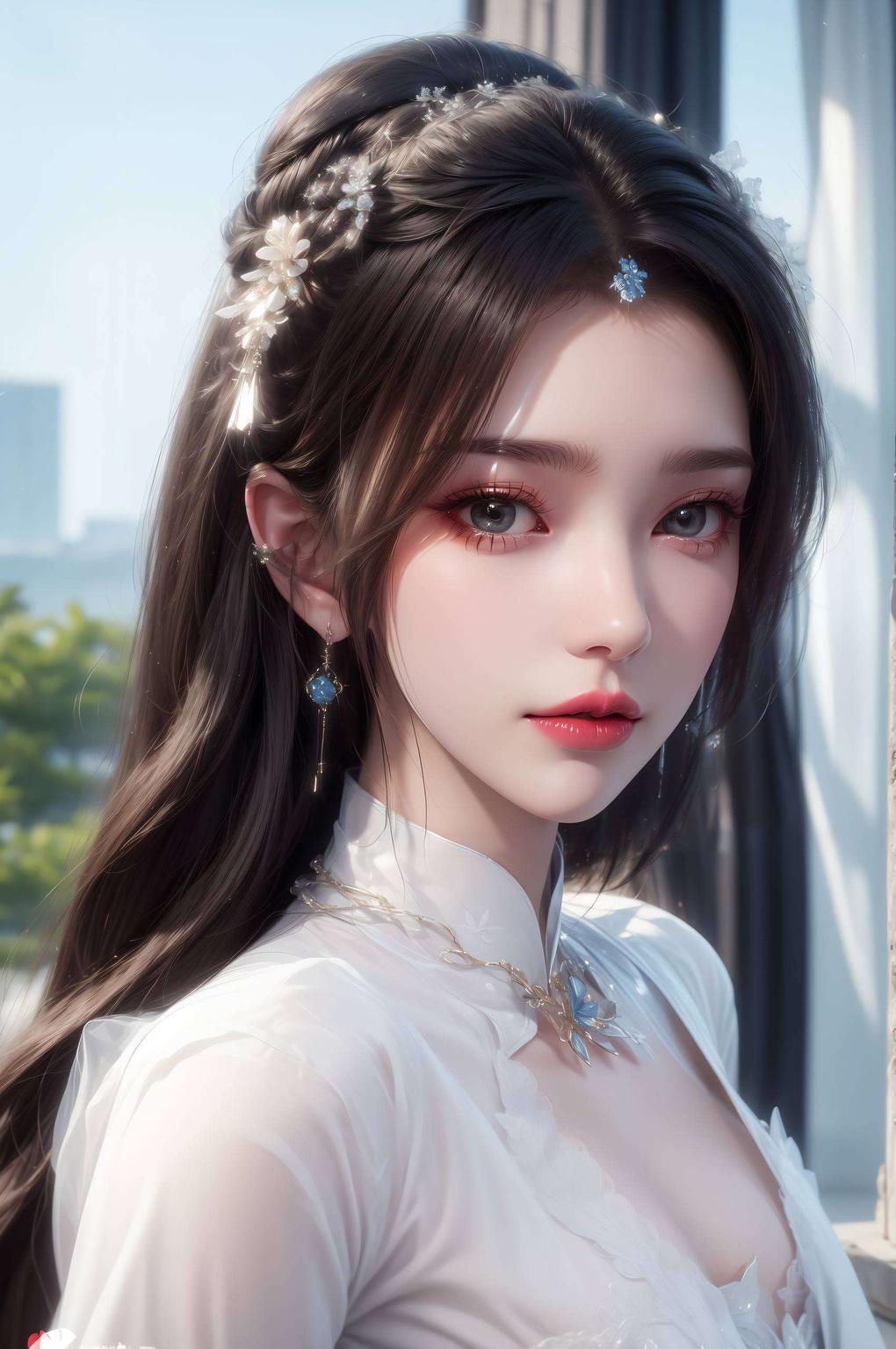 李慕婉的甜美笑容