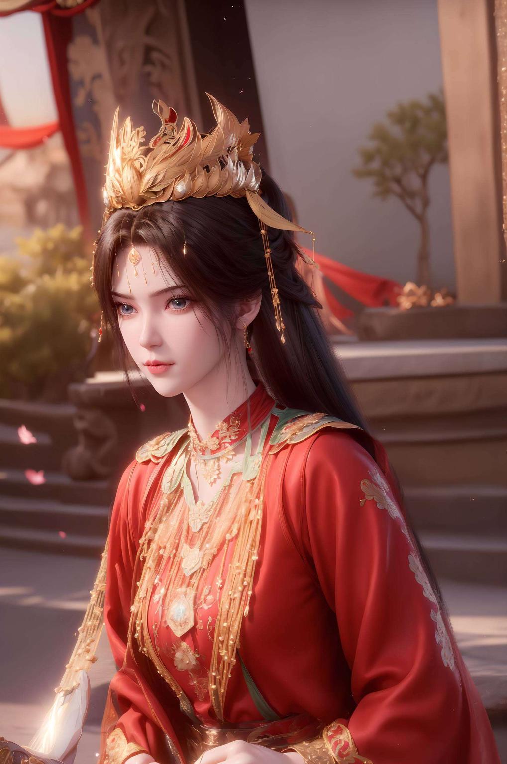 仿佛在诉说着一个动人的故事以国漫女神李慕婉为主题