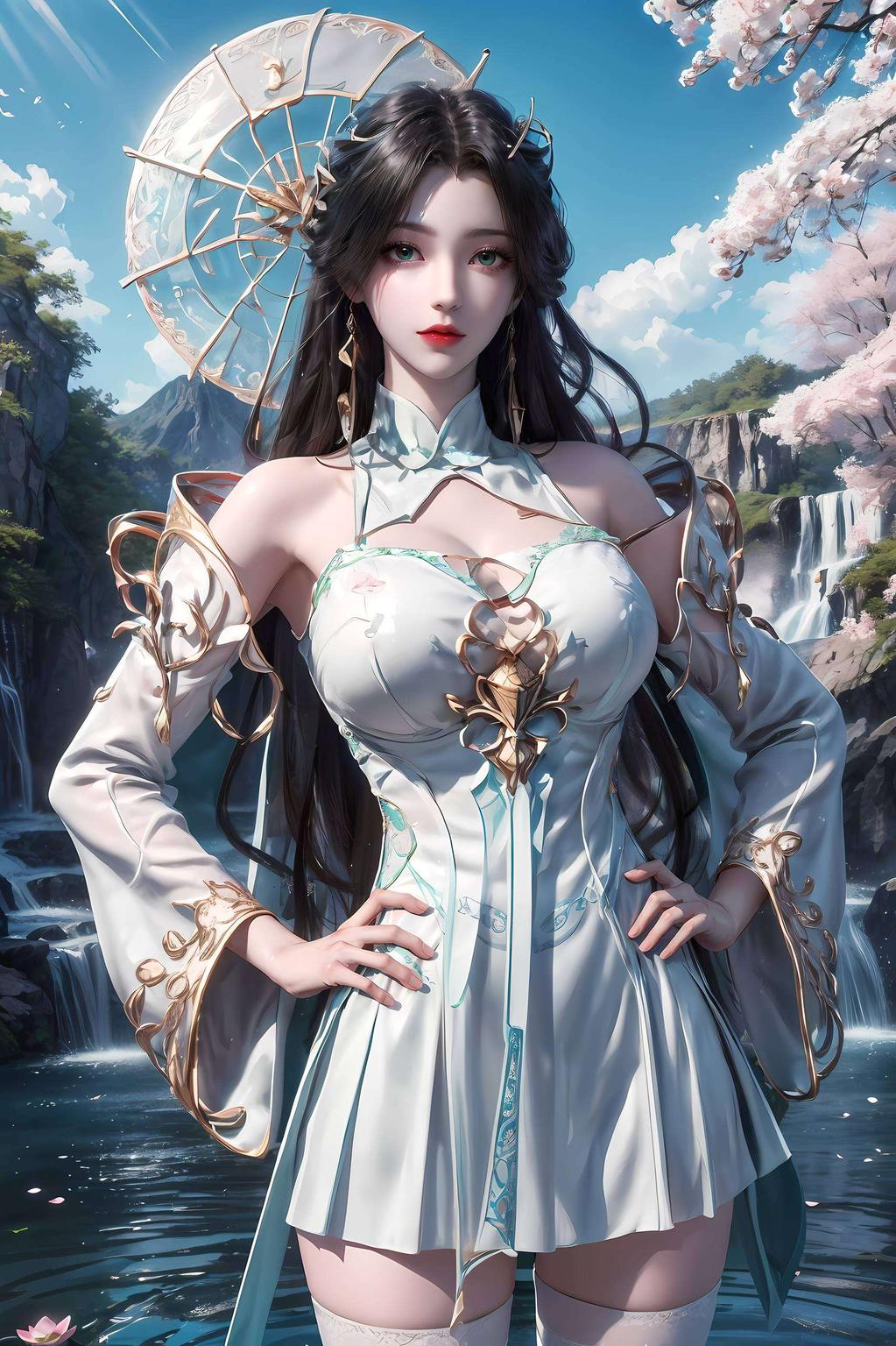 尽在这幅古风漫画壁纸中