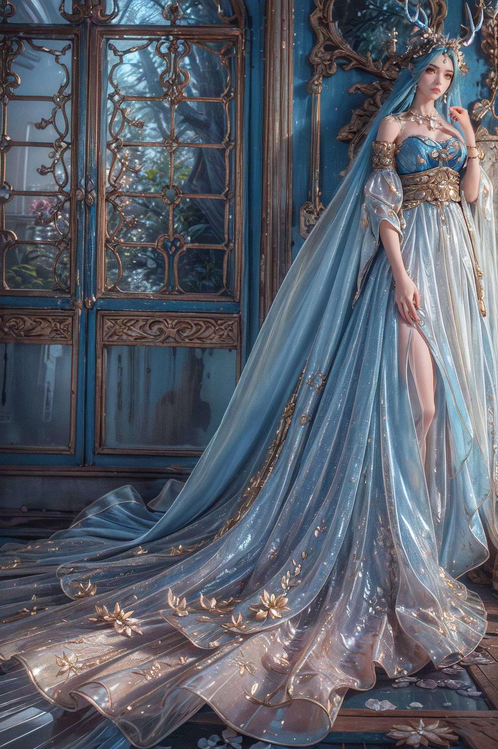 龙女翩跹高清古风壁纸