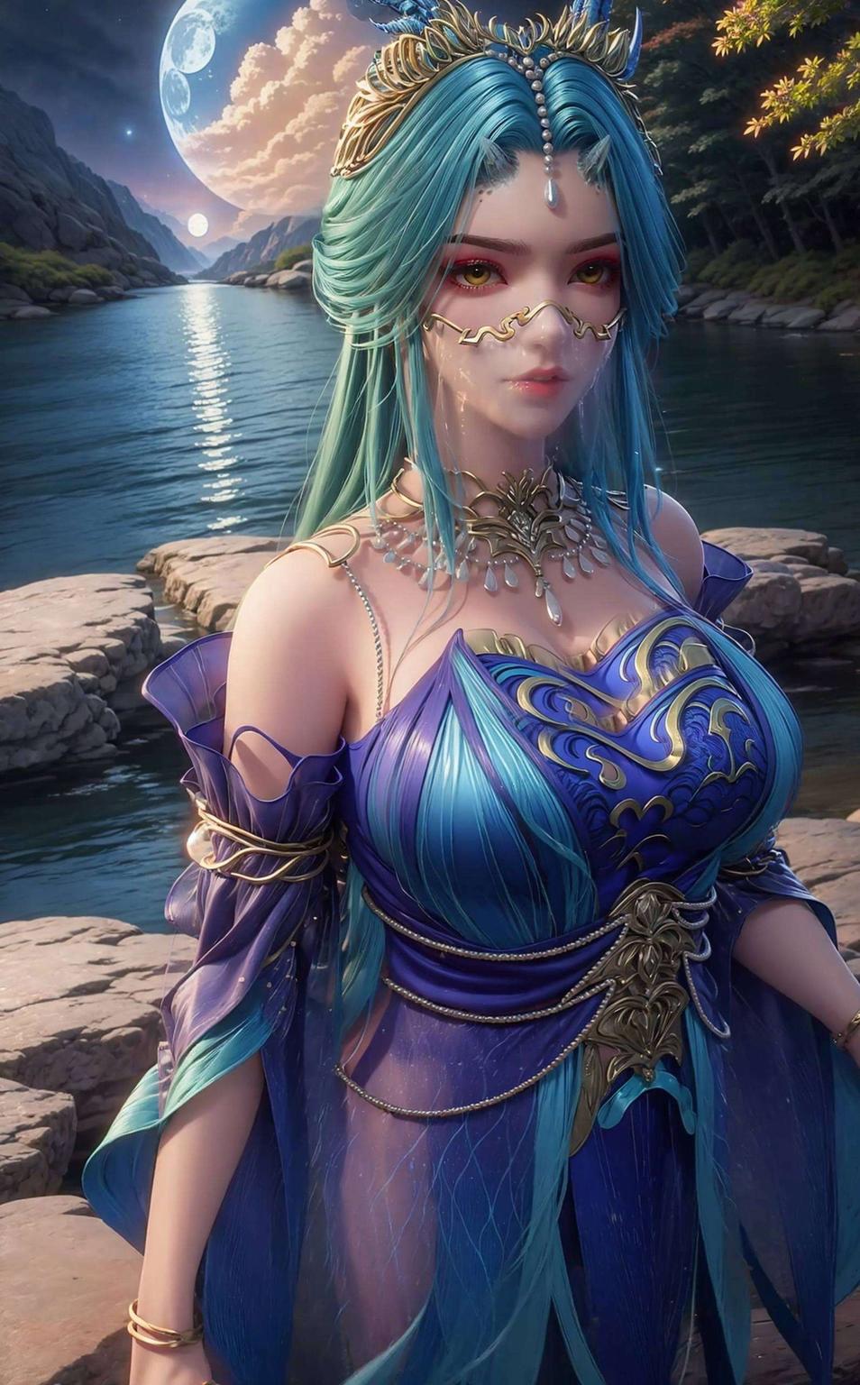 为你的手机增添一份神秘东方美斗破苍穹龙女