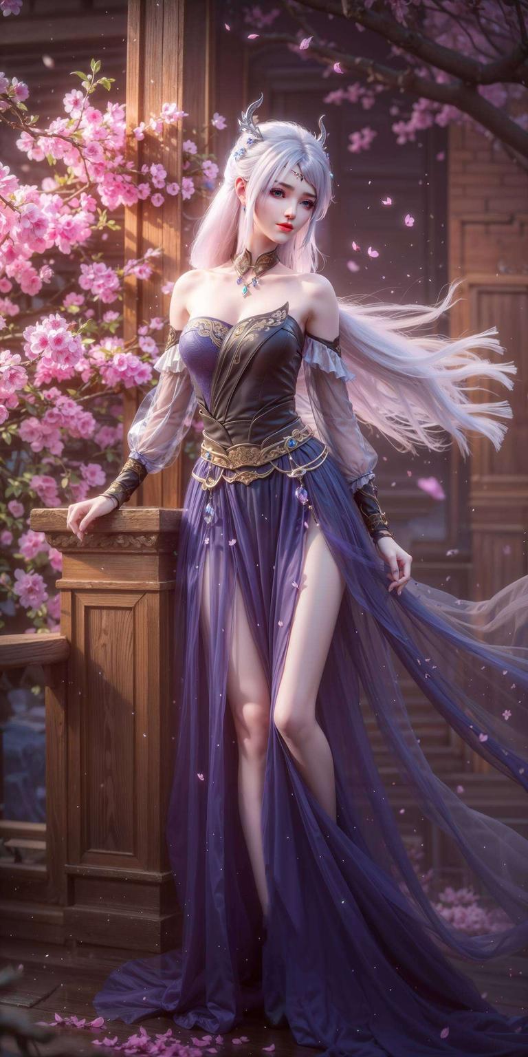 清新洛丽塔风牧尘和洛璃的浪漫瞬间