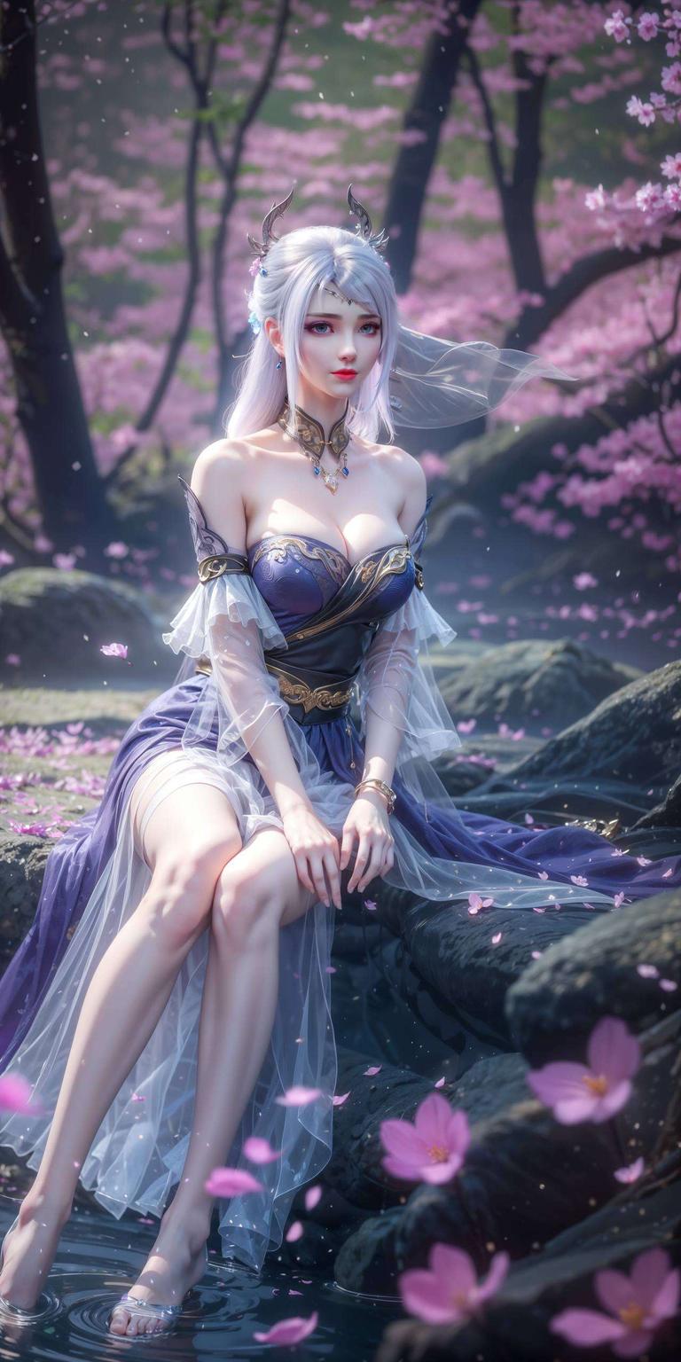 细腻笔触绘深情古风壁纸映佳眷