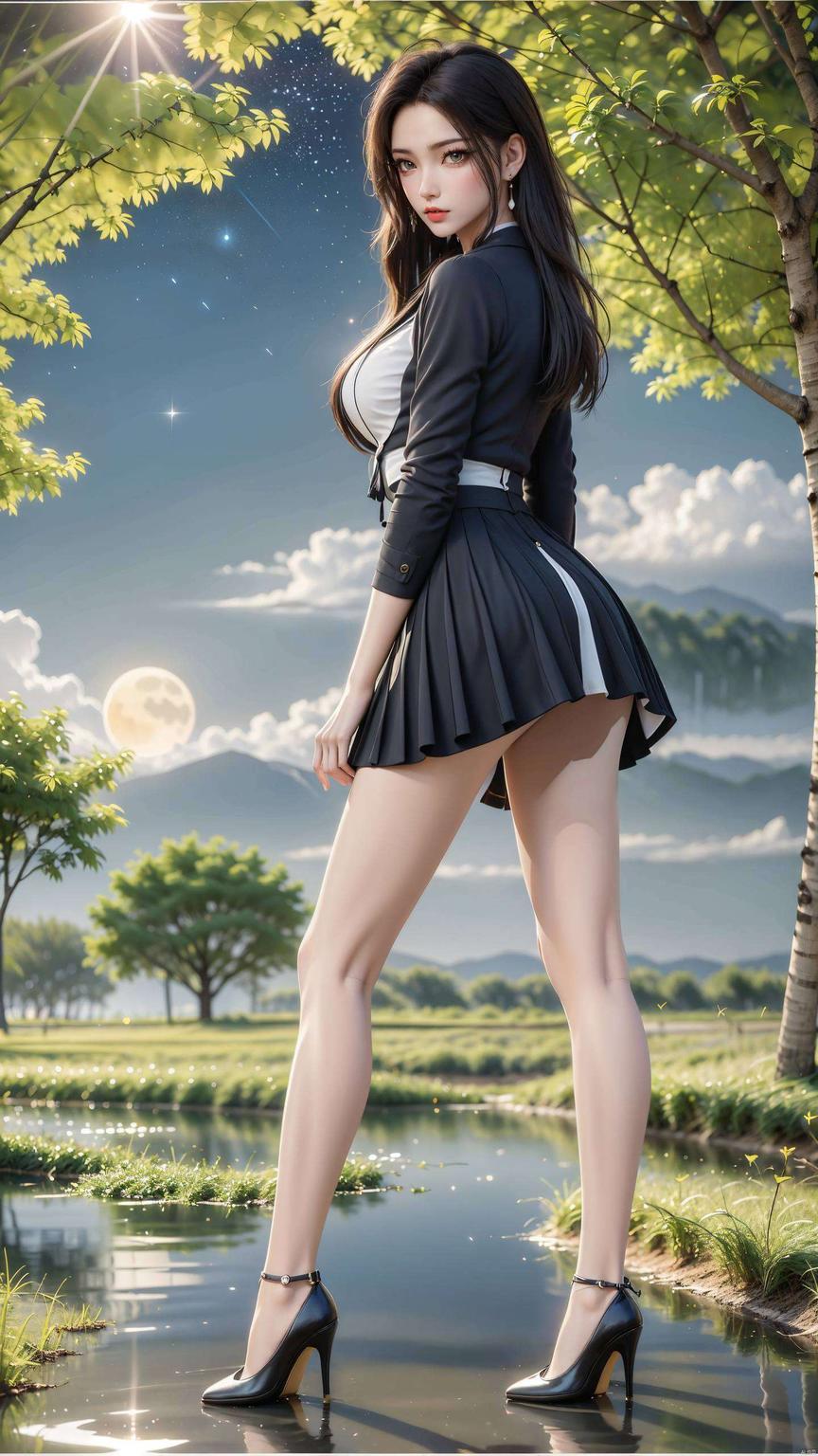 今天给大家带来一款唯美的高清壁纸——陆雪琪动漫风！画面中快来抖音收图吧！